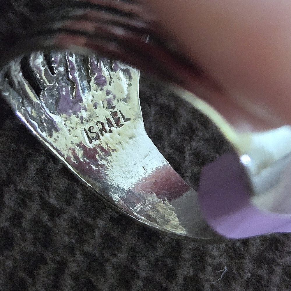 Noa Zuman Sterling Silver🤍 Convexed Bands Ring💍 - Picture 9 of 16